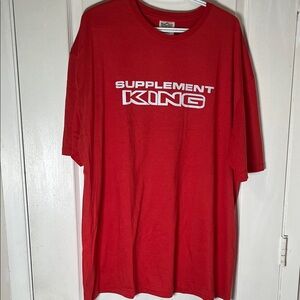 Red Supplement King T-Shirt NWOT